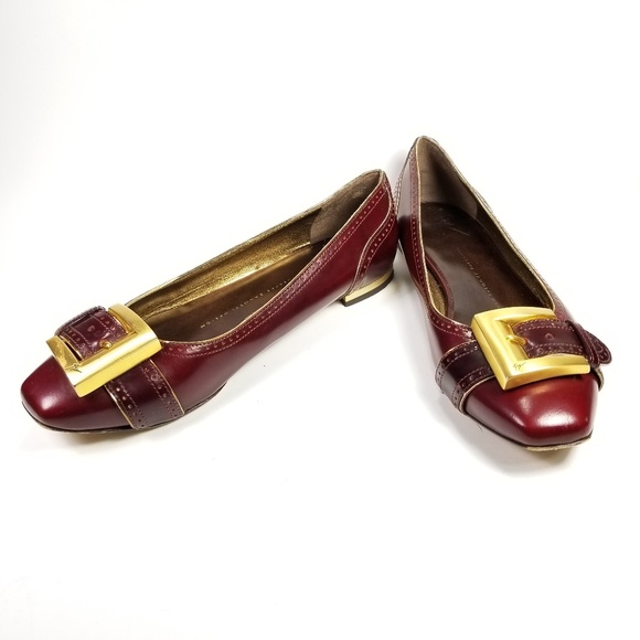 Guiseppe Zanoti Buckle Flats Women's Size 6.5 - Picture 3 of 8